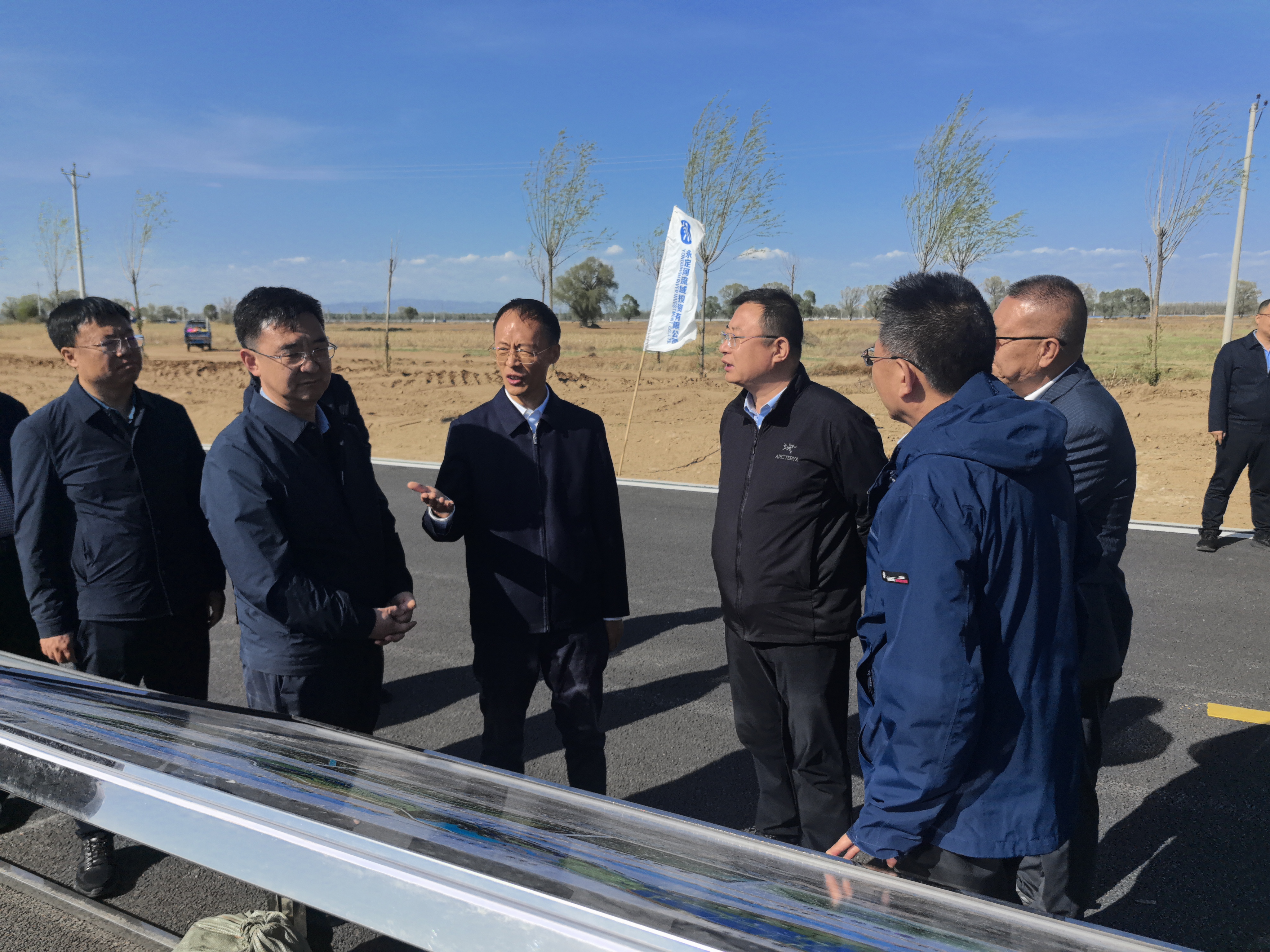 大同市政府調(diào)研御河下游生態(tài)修復(fù)工程
