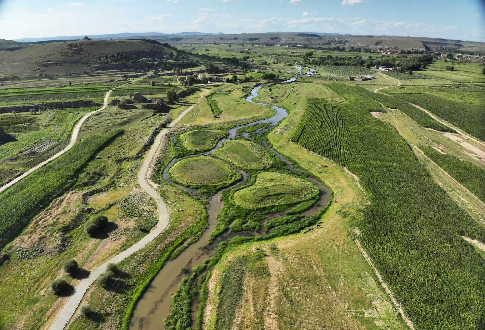 大同市得勝堡生態(tài)凈化工程施工二標(biāo) 通過單位工程暨合同工程驗收