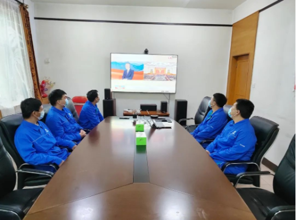永定河投資公司組織觀看慶祝中國共產主義青年團成立100周年大會 永定河投資公司組織觀看慶祝中國共產主義青年團成立100周年大會